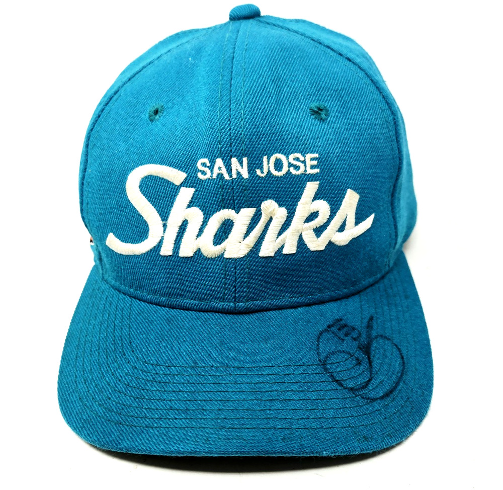 Vintage San Jose Sharks NHL Sports Specialties SnapBack Teal--Unknown signature